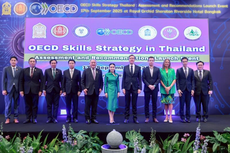 รมว.นฤมล”นำ ศธ.ร่วมมือ OECD มุ่งพัฒนาทักษะคนไทย สร้างแรงงานคุณภาพ ตอบสนองตลาดโลก ขับเคลื่อนเศรษฐกิจ BCG พร้อมเป็นต้นแบบมาตรฐานอาเซียน