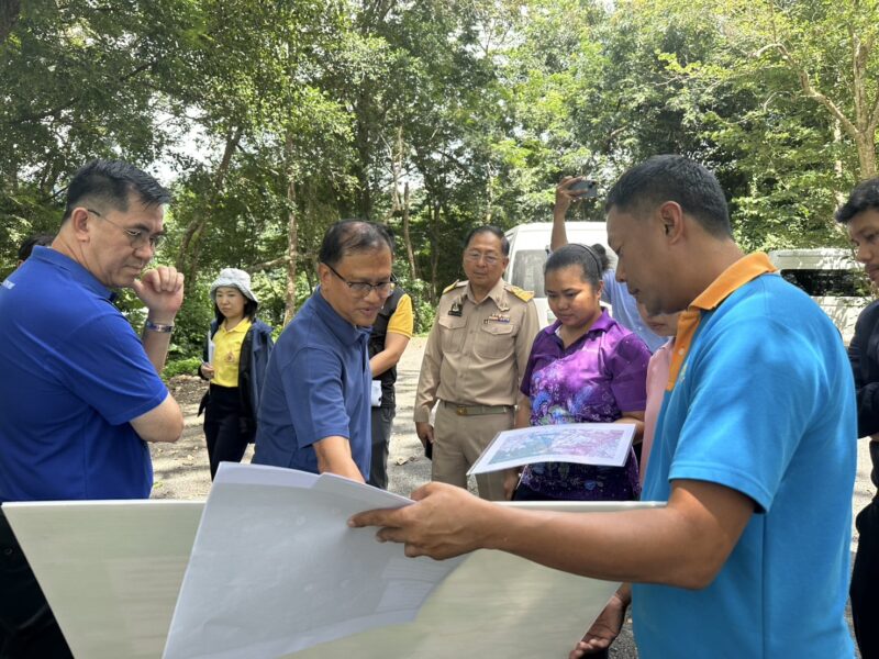 กปร. ติดตามการดำเนินงานโครงการอันเนื่องมาจากพระราชดำริ จังหวัดนครนายก